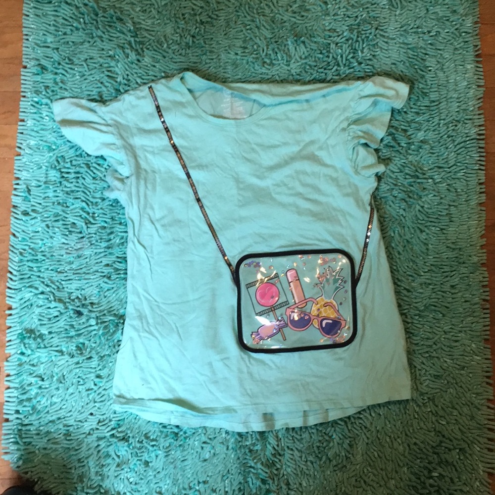 Turquoise shirt